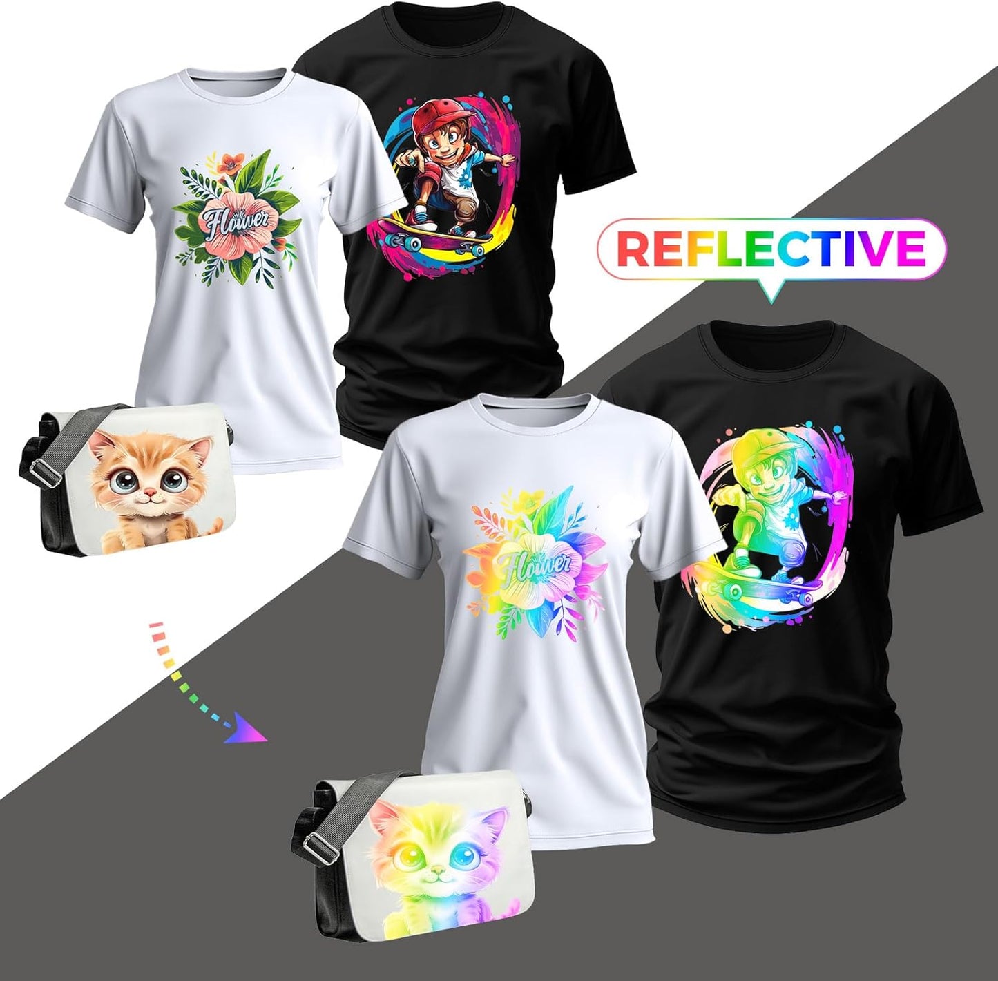 Build Your Reflective DTF Custom Transfer Gang Sheets