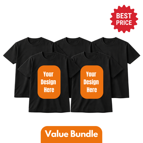 Promo Value Wholesale Custom 100% Cotton T-shirts